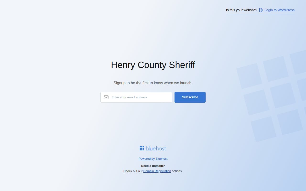 Henry County sheriff source availability for recent arrest records